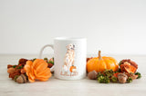 Fall Pumpkin Golden Retriever Coffee Mug - Gift for Golden Retriever Lover - Dog Mom Gift - Fall Coffee Mug