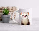 Ferret Lover Coffee Mug – Cute Ferret Graphic Ceramic Mug – Gift for Ferret Owners