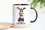 Snarky Coffee Cup Gift - Quirky Donkey Coffee Mug - My Give a F**k Fairy Died - Sassy Coworker Gift - Funny Mug for Best Friend