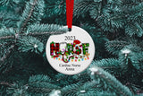 Nurse ornament - Nurse Christmas ornament - Personalized nurse ornament - Nursing ornament - New Nurse Gift - Nurse Graduation Gift - RN LPN