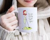 Ladies Golfing Mug - Funny Golf Mug - Golf Cart Ladies - Lady Golfers Mug -Ladies Golfer Gift - Girl Golfer - Are You Staring at my Putt Mug