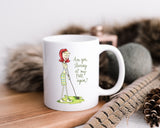 Ladies Golfing Mug - Funny Golf Mug - Golf Cart Ladies - Lady Golfers Mug -Ladies Golfer Gift - Girl Golfer - Are You Staring at my Putt Mug