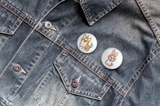 Easter Corgi Pinback Button Set - Corgi Flair