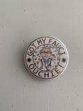 Fauci Ouchie Pinback Button - Vaccination Flare - I Got Vaccinated Pin