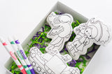 Pirate Doodle Dolls Gift Set - Imaginative Pirate Coloring Dolls