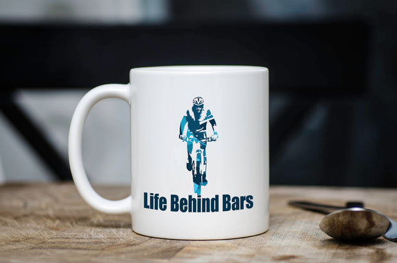 Life Behind Bars Bicycle Coffee Mug