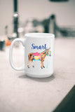 Smart *Donkey* and Kiss My *Donkey* Coffee Mug Gift Set