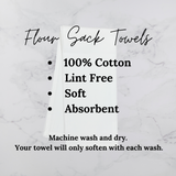 Personalized Wedding Flour Sack Towel – And So Together They Built a Life They Loved – Custom Wedding Gift, Bridal Shower or Engagement Gift