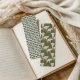 Handmade Elephant Bookmark – Double-Sided Glossy Cardstock, 2x7 Inches, Safari & Jungle Design