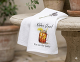 Summer Kitchen Towel Set, Lemon Herb Tea Towels, Set of 4 Flour Sack Towels, Farmhouse Kitchen Decor, Gift for Her, Housewarming Gift