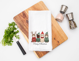 Meowy Christmas Cat Flour Sack Towel – Funny Holiday Kitchen Towel, Cat Lover Gift, Christmas Decor, Pet-Themed Hostess Gift