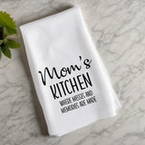 Personalized Kitchen Flour Sack Towel – "Where Messes and Memories Are Made"