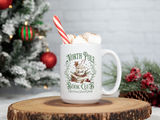 North Pole Book Club Mug | Christmas Coffee Cup | Hot Cocoa Mug | Cozy Winter Gift for Readers | Holiday Book Lover Mug