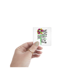 War Is Not Healthy Magnet – Retro Peace Flower Magnet – Anti War Magnet – Protest Magnet – Peace Message Magnet – 2x2 Fridge Magnet