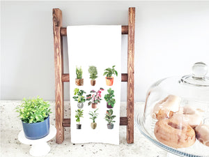 Crazy Plant Lady Kitchen Towel - House Plant Tea Towel - Plant Lover Gift - Plant Lover Kitchen Decor