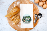 Camping Humor Flour Sack Towel – “Just Another Weekend Sleeping Around” –  RV Camper Decor Tea Towel