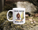 Bigfoot Mug - Bigfoot Coffee Mug - Sasquatch Mug - Bigfoot Coffee Cup - Not All Who Wander Are Lost - Sasquatch Coffee Mug