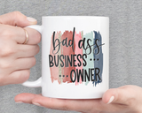 Badass Small Business Owner Coffee Mug - Lady Boss - Mom Boss Gift - Mom Entrepreneur - Etsy Shop Owner Gift