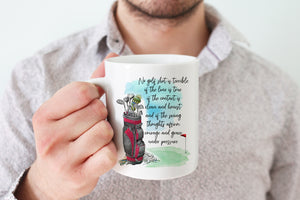 Golf Prayer Coffee Mug Gift - Gift for Golfer
