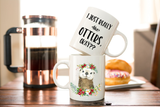 Floral Otter Coffee Mug Gift - Otter Lovers Gift - I Just Really Love Otters Mug - Custom Gift for Her - Otter Spirit Animal