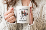 Just a Woman Who Loves Chickens Coffee Mug Gift