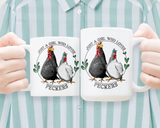 Just a Woman Who Loves Peckers Coffee Mug Gift