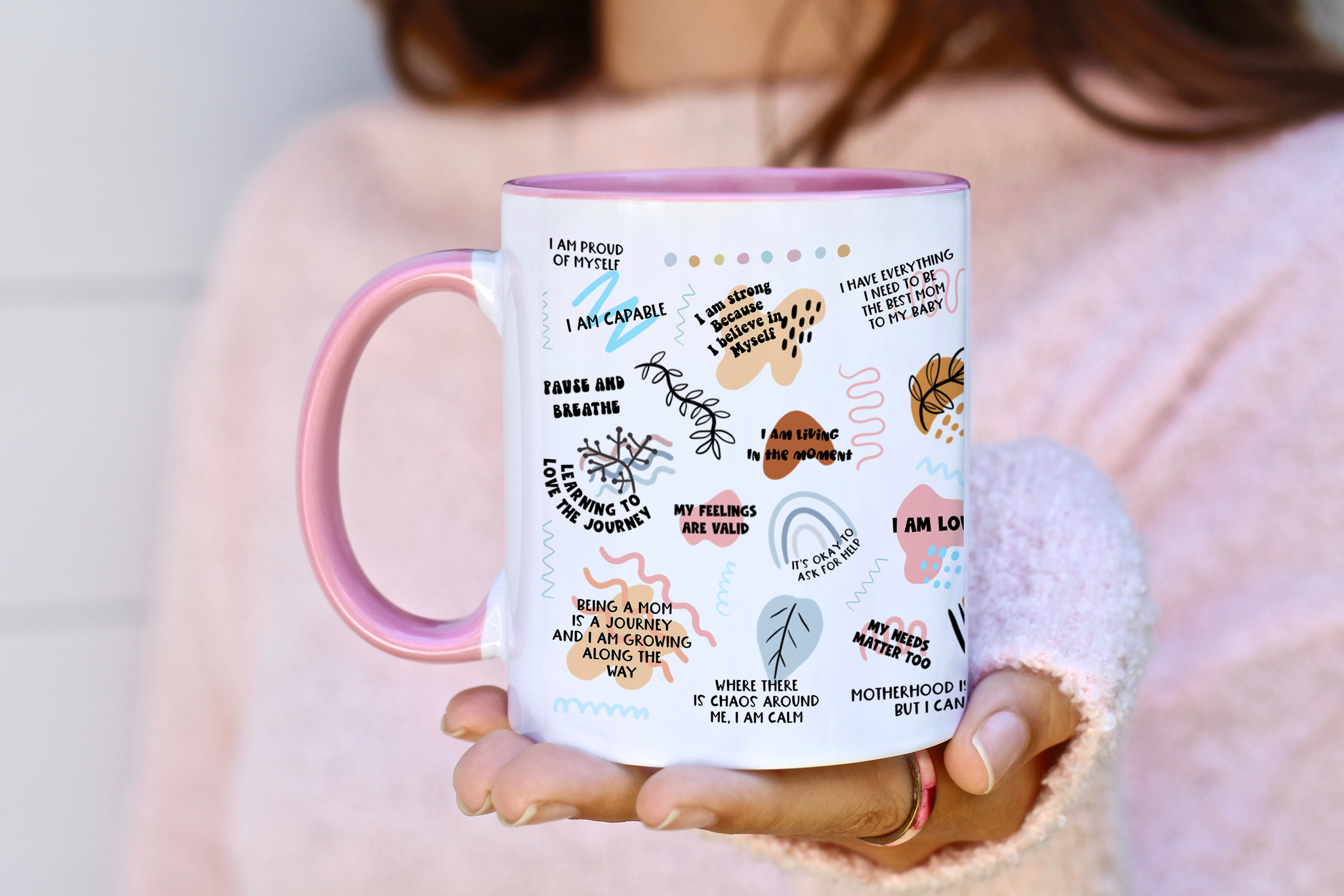 Mom's Daily Affirmations Mug, Mama Mug, Gift for New Mom, Mother's Day –  Toposcom