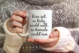 Kamala Harris Mug - Motivational Cup - Rosa Sat So Ruby Could Walk So Kamala Could Run