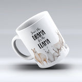 Llama Mug - Save the Drama for the Llama -  Llama Coffee Mug - Watercolor Mama Llama - Mother's Day - birthday Gift - Llama Lover Gift