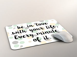 Inspirational Mouse Pad -  Custom Mouse Pad - Gift for Her - Desk Accessory - Computer Accessory - Christmas Gift - Secret Santa Gift
