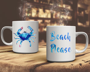 Fun Crab Beach Coffee Mug