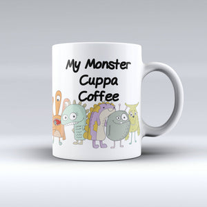 Watercolor Monster Coffee Mug