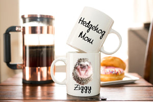 Personalized Hedgehog Mom Coffee Mug - Hedgehog - Hedge Hog - Hedgie Mom - Gift for Hedgehog Lover - Dishwasher Safe - Mother's Day Gift
