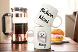 Personalized Bichon Mom Coffee Mug Gift - Bichon Frise - Dog Lover Gift - Birthday or Mother's Day Gift  - Sublimated Coffee or Tea Mug