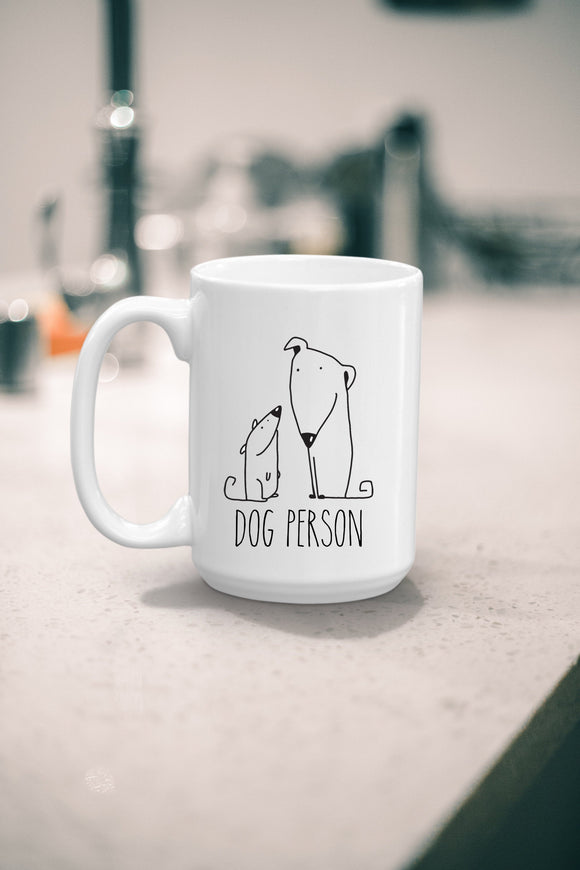 Dog Person Coffee Mug Gift
