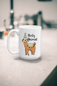 Party Animal Llama Coffee Mug Gift
