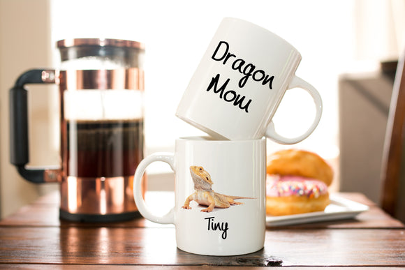 Personalized Bearded Dragon  Mom Coffee Mug - Gift for Bearded Dragon Moms