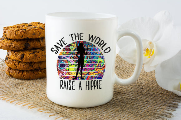 Sassy Raise a Hippie Coffee Mug