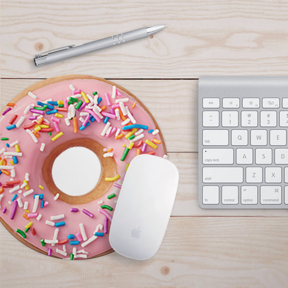 Donut Lovers Mousepad - Donut Mouse Pad - Food Mouse Pad - Gift for Dad - Mother's Day Gift - Funny Desk Accessory - Foodie Gift