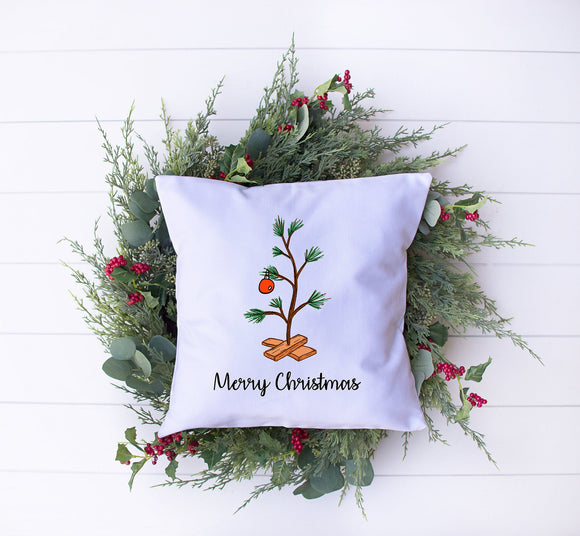 Charlie Brown Christms Tree Pillow