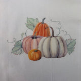 Pumpkin Gourds Towel - Fall Decor Flour Sack - Farmhouse Decor - Kitchen Tea Towel - Housewarming - Kitchen Decor - Pumpkin Decor Autumn